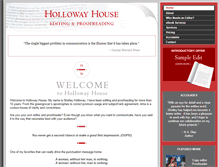 Tablet Screenshot of hollowayhouse.me